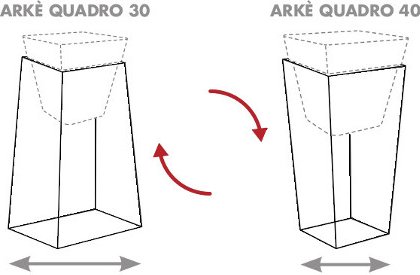 portavaso arké quadro